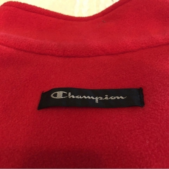 𝅺VINTAGE Champion Americas First YMCA Greater Boston Red Sweater Mens Size Large - Picture 7 of 8